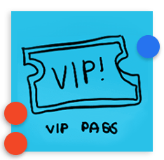Idea 3, a VIP pass that allows you to skip the line to purchase food