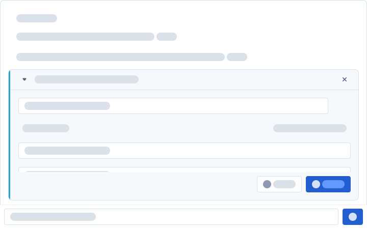 Image of a widget in Rose Rocket